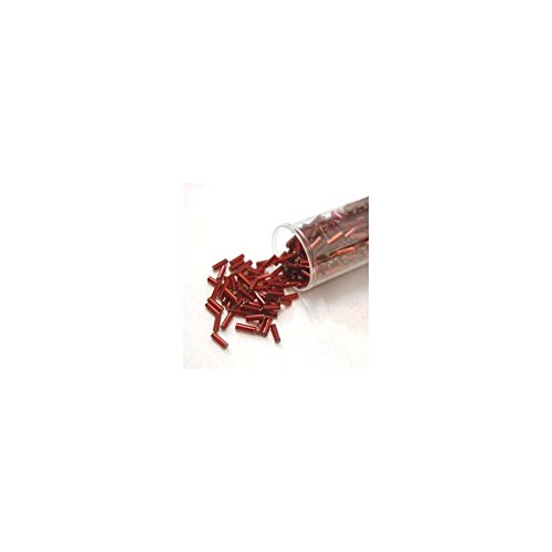 7-mm-perline-Bugle-4280-argento-foderato-Cranberry-B0063G5VIG