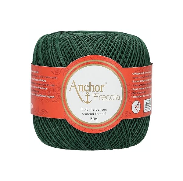 Anchor-Freccia-Gomitolo-di-filo-da-uncinetto-100-cotone-spessore-12-Cotone-00218-verde-Verde-B06Y4D5FFH