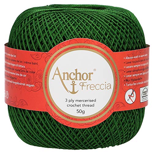 Anchor-Freccia-Gomitolo-di-filo-da-uncinetto-100-cotone-spessore-12-Cotone-00322-verde-Verde-B06Y4B1WS6