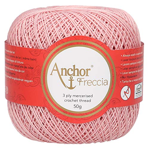 Anchor-Freccia-Gomitolo-di-filo-da-uncinetto-100-cotone-spessore-12-Cotone-00968-rosa-Rosa-B06Y4B44VS