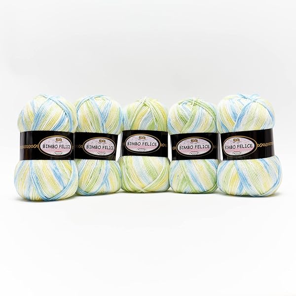 BBB-Filati-Bimbo-Felice-Gomitolo-Filato-100-Acrilico-Sfumato-Caldo-Morbido-Super-Colorato-per-Ferri-300350-e-B0BJLB1HQS