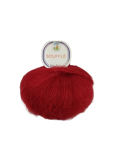 CERVINIA-Souffle-Lana-Mohair-Rosso-609-B09M53P78G