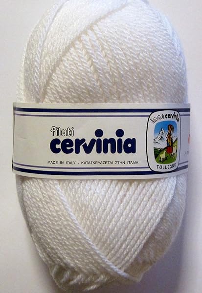 Cervinia-Art-Caprice-100-cotone-acrilico-10-gomitoli-di-lana-colore-a-scelta-peso-50-gr-Cream-500-gr-B01CSFWI68