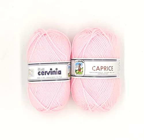 Cervinia-Art-Caprice-100-cotone-acrilico-10-gomitoli-di-lana-colore-a-scelta-peso-50-gr-ROSA-1618-B008YXZ73K