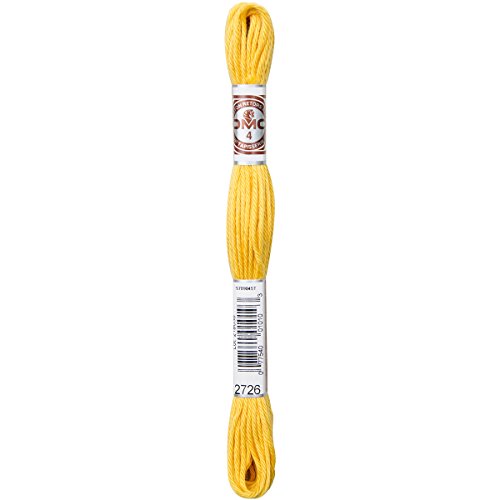 DMC-5-strand-opaco-morbido-cotone-filo-da-ricamo-109yd-light-topazio-B07559V1BM