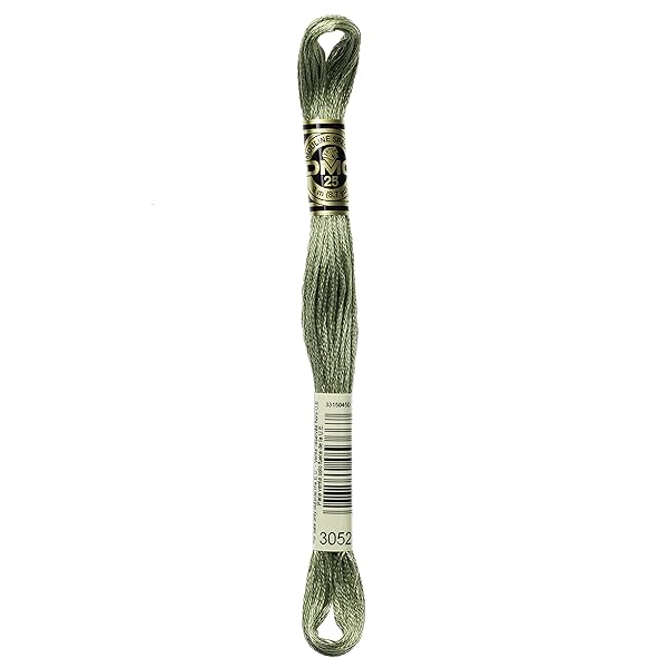 DMC-Stranded-Cotton-filo-da-ricamo-in-cotone-matassina-da-8-metri-Cotone-Green-Grey-12-Pack-B0033PECLC