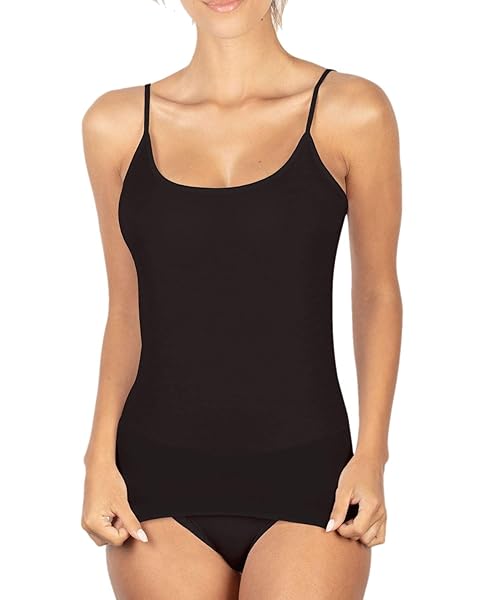 Egi-Canotte-Donna-Filo-di-Scozia-Spallina-Sottile-Liscia-5L-Nero-B08XQNWWTY