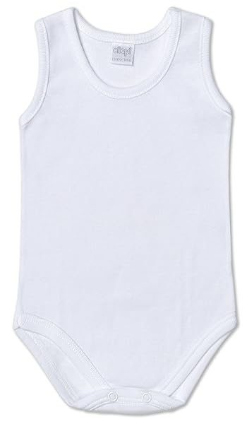 Ellepi-AF840NR-Body-Cotone-senza-Maniche-Bianco-Taglia-0-Mesi-B008KZMEJ2