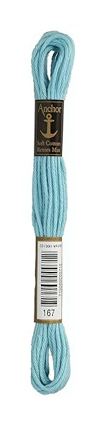 Filo-Da-Ricamo-Opaco-Per-Anchor-Lunghezza-Della-Corsa-10M-kristallblau-Filati-Di-Ricamo-B01M7UM1E9