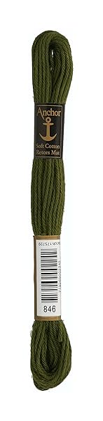 Filo-Da-Ricamo-Opaco-Per-Anchor-Lunghezza-Della-Corsa-10M-moor-Filati-Di-Ricamo-B01MG3K7E1