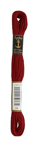 Filo-Da-Ricamo-Opaco-Per-Anchor-Lunghezza-Della-Corsa-10M-rubinrot-dunkel-Filati-Di-Ricamo-B01MDPT81E