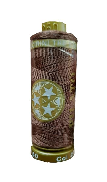 Filo-da-cucito-tre-stelle-marca-oro-Marrone-279-colorato-275yd-B081K2R53W