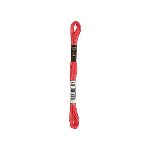 Filo-da-ricamo-Anchor-4635000-100-cotone-Cotone-00011-Lachsrot-lachsrot-B007L63ECC