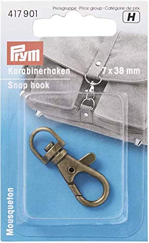 Gancio-Con-Moschettone-7-X-38-Mm-Ottone-Antico-B005FQNMDG