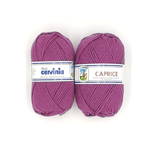 LANA-CERVINIA-10-GOMITOLI-50-Grammi-Colore-1606-Porpora-B088BKZY5M