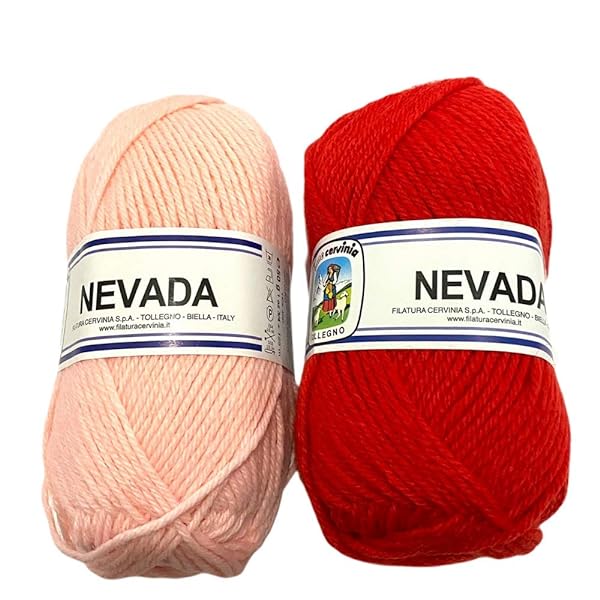 Lana-Cervinia-Nevada-50-Lana-50-Fibra-Acrilica-Cartella-Colori-Nelle-Foto-Conf10-Gomitoli-Colore-1231-B091FB8TGG