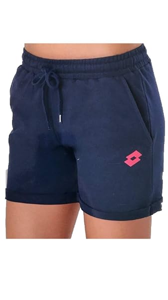Lotto-Bermuda-Donna-Estivo-Felpa-Non-GARZATA-Blu-S-B0893VBCSK