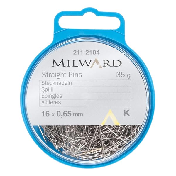 MILWARD-Spille-da-cucito-dritte-compatte-acciaio-dolce-argento-16-mm-35-g-B07CNYSQ35