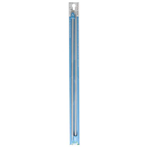 Milward-Ferri-da-maglia-a-punta-singola-40-cm-colore-grigio-argento-6-mm-B00LUX23Z6