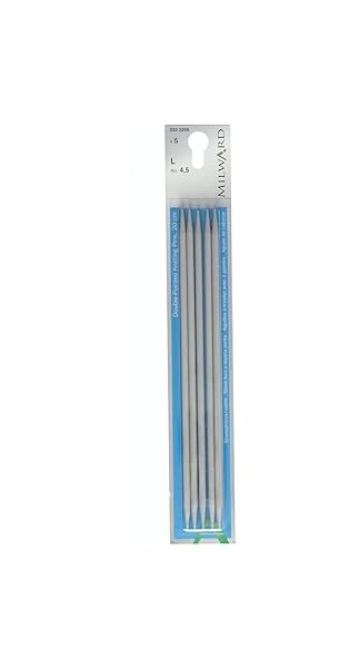 Milward-Ferri-per-Lavorare-a-Maglia-in-Alluminio-Rivestito-Spessore-45-mm-Lunghezza-20-cm-5-Pezzi-B00BUNOU1G