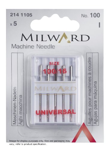 Milward-Forbici-Ricamo-Calibro-pistone-Piatta-110-varieta-di-Aghi-Macchina-da-Cucire-B00G472WWM