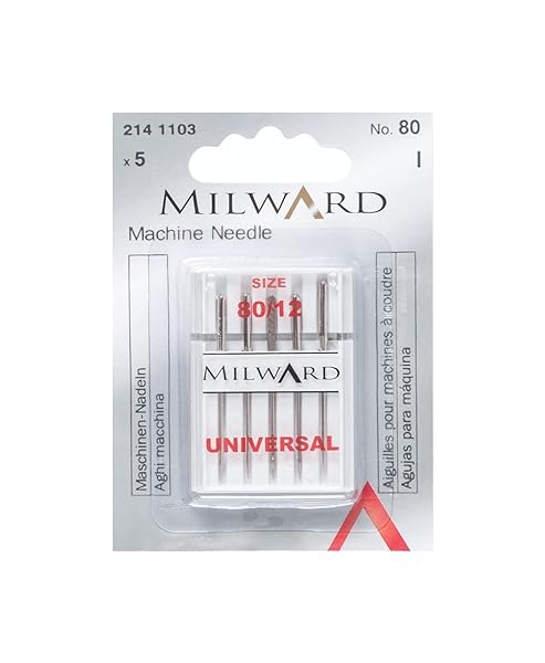 Milward-Forbici-Ricamo-Dimensioni-Testa-Piatta-80-Aghi-per-Macchine-da-Cucire-B00G472SCQ