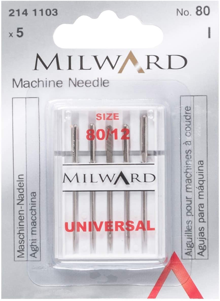 Milward-Forbici-Ricamo-dimensioni-testa-piatta-80-aghi-per-macchine-da-cucire-B00G472SCQ
