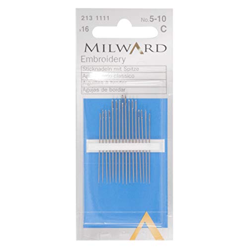 Milward-Ricamo-Aghi-Taglie-5-10-Confezione-da-16-B00B2MCH42