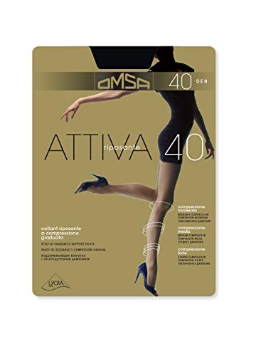 Omsa-Attiva-40-Collant-Riposante-A-Compressione-Graduata-XL-FUMO-B07B9GKVMF