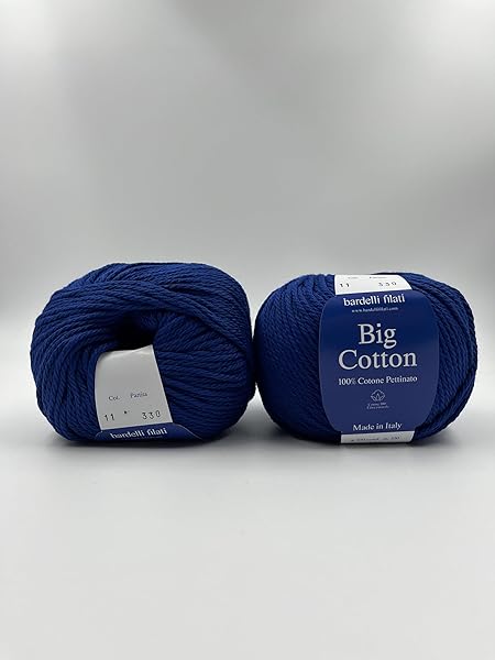 PELDO-FILATO-COTONEGOM_100-GRCOL_-N3-1-GOMITOLO-Bluette-B0D1827BCP