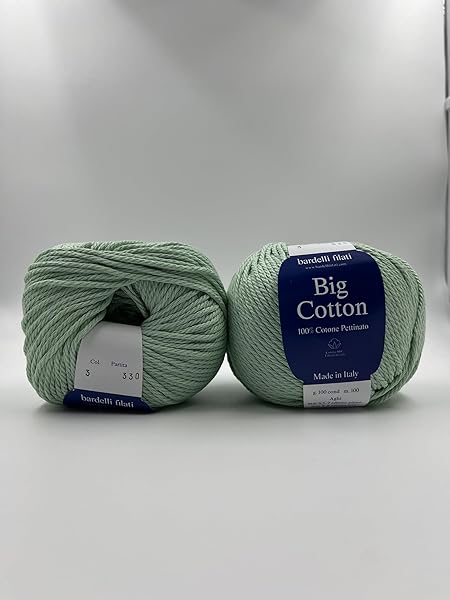 PELDO-FILATO-COTONEGOM_100-GRCOL_-N3-1-GOMITOLO-Verdino-B0D182T9CZ