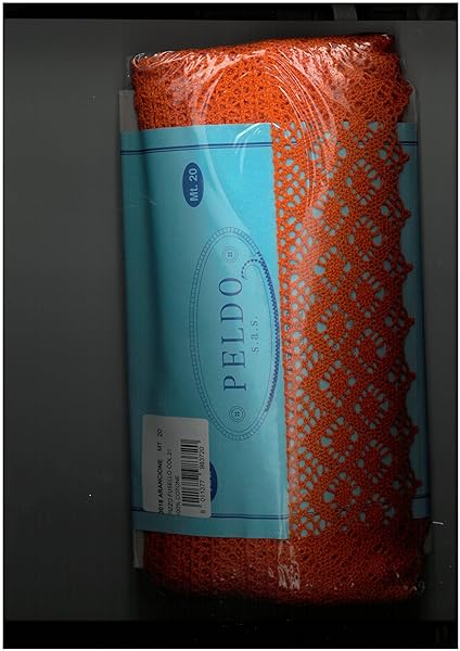 PELDO-PIZZO-FUSELLO-COTONE-3018-ARANCIO-MT-20-B0CVB98VHM