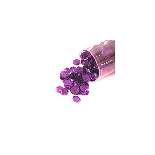 Paillettes-cup-6-mm-medio-fori-tubicino-9-G-colore-5745-B0063G6R16