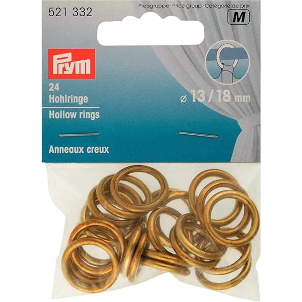 Prym-1318-mm-Ottone-Hollow-Anelli-Confezione-da-24-Oro-B005EKJ3IG