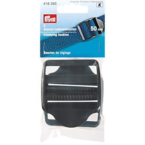 Prym-416388-Fibbia-di-Regolazione-50-mm-2-Pezzi-Colore-Nero-B0052DI2P0