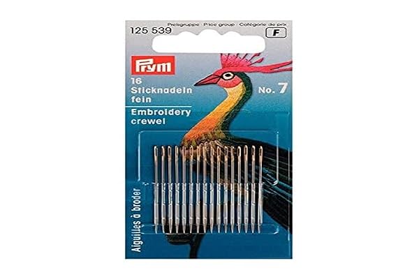 Prym-Aghi-da-Ricamo-Crewel-Steel-ArgentoOro-38-x-070-mm-16-Stuck-KTE-unita-B003SNUJ0W