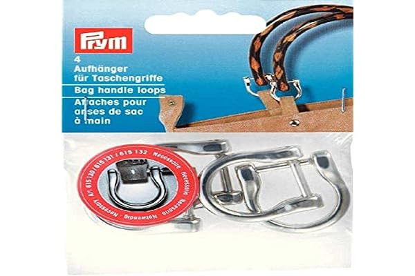 Prym-Bag-Handle-Loops-Silver-18-mm-silberfarbig-4-Stuck-B0074OI804