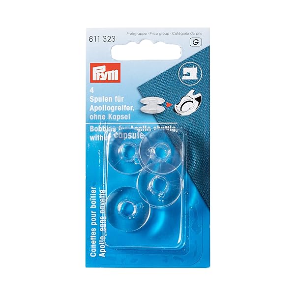 Prym-Bobbins-Transparent-o-20-mm-Altezza-105-mm-4-Pezzi-B001G2L4JW