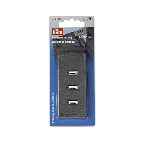 Prym-Bunderweiterung-Haken-Hellgrau-80-x-35-mm-Estensione-Cotone-Grigio-Chiaro-B086CV5PKZ