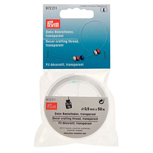 Prym-Filo-Decorativo-Singolo-Trasparente-in-Misto-di-Poliestere-050-mm-x-50-m-per-attivita-di-Artigianato-B01H3XM49G