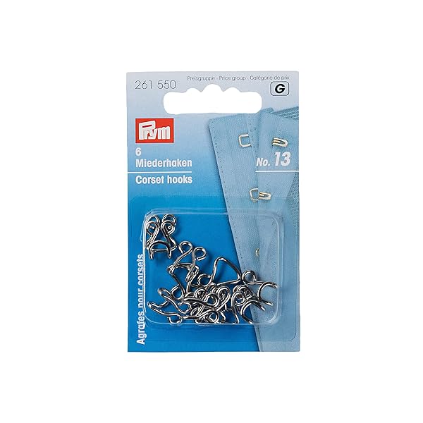 Prym-Hooks-And-Eyes-Silver-Nr-13-gros-silberfarbig-6-Stuck-B000P172A0
