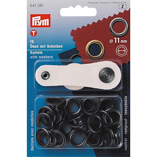 Prym-Occhielli-e-rondelle-Metallo-Bronzo-11-mm-B0052DHEX6