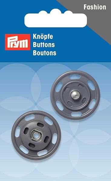 Prym-Press-Fastener-Ottone-Grey-25mm-B00PYEDFEU