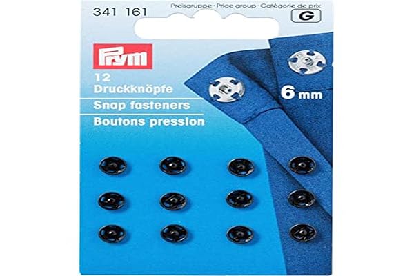 Prym-Pulsanti-Metal-Nero-6-mm-12-unita-B005FQOER4
