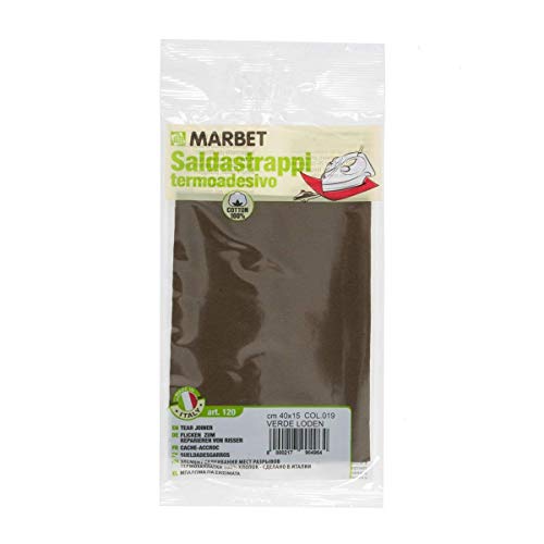 SALDASTRAPPI-Termoadesivo-MARBET-40-x-15cm-cotone-copri-strappi-buco-Verde-loden-rammendare-rinforzo-rammendo-B00EAPN6Y8