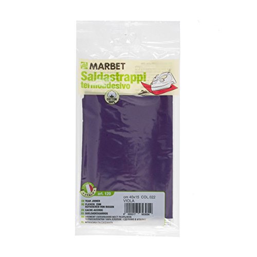 SALDASTRAPPI-Termoadesivo-MARBET-40x15cm-cotone-Viola-rammendo-120-022-B01IIE4DUC